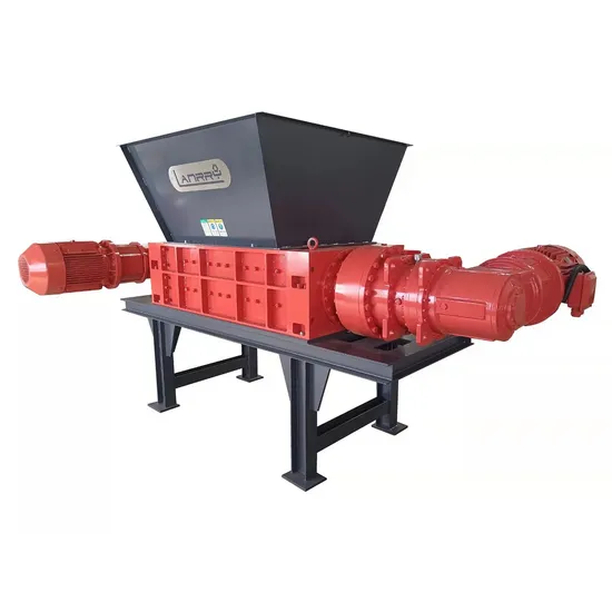 Double Shaft Shredder Machine for Waste Cardboard Paper Tire Rubber Metal Pipe Plastic Recycling