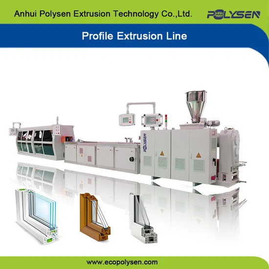 Window Profile Extrusion Line with PLC Controller High-Quality Smart Line
