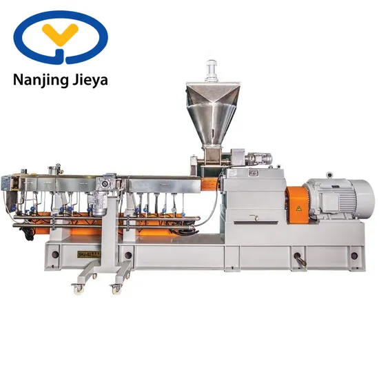 Twin Screw Compounding Extruder for PA6/66 PP ABS Glass Fiber Reinforced Plastic Pellet Making Machine