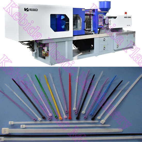 Kebida Brand Cheapest Packing Cable Tie Straps Plastic Injection Molding Machine 198t
