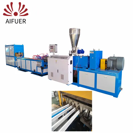 Co-Extrusion Machine for Plastic Extruder PVC UPVC Wall Panel Shutter Window Ceiling Cable Wire Trunking Corner Edge Bead/Band L Angle Profile Production Line