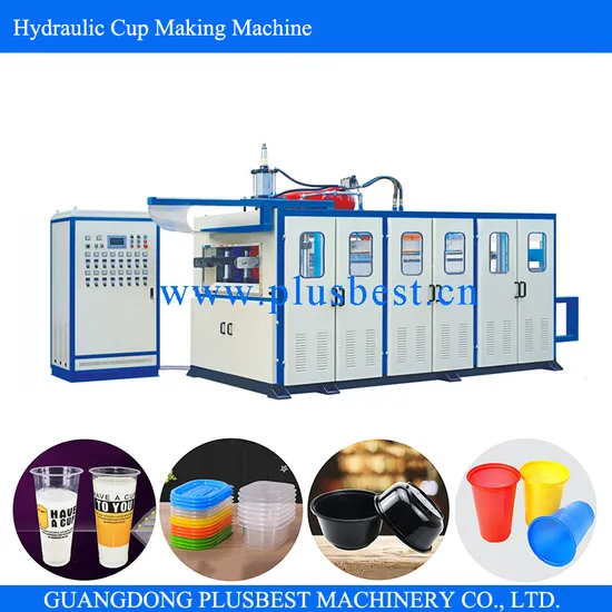 Full Servo Thermoforming Machine for Plastic Cup Container Box Forming