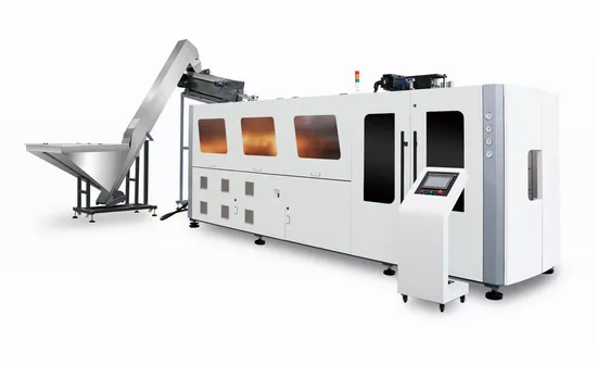 Full Automatic High Speed Linear Blow Moulding Machine Non Stop Heating Mineral Water Bottle Blower