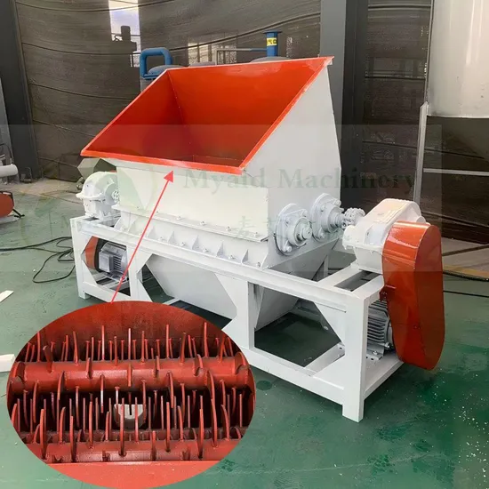EPS Foam Crusher with Vertical Hopper and Two Crushing Shafts