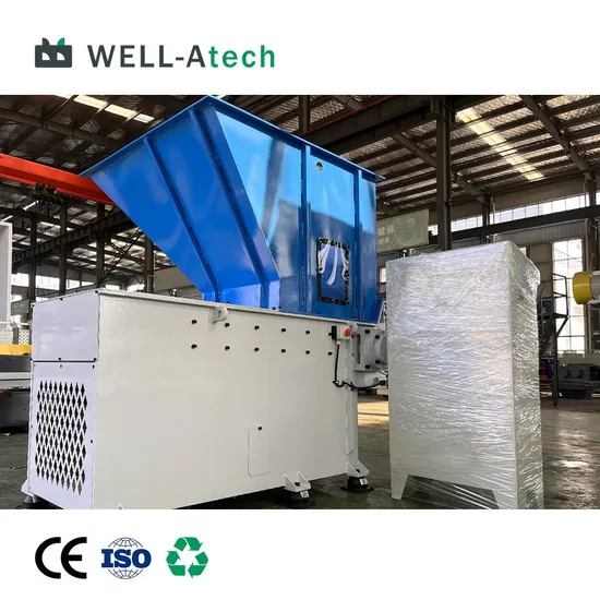 Single Shaft Recycling Scrap Copper Wire Shredder Plastic Pipe Shredding Machine