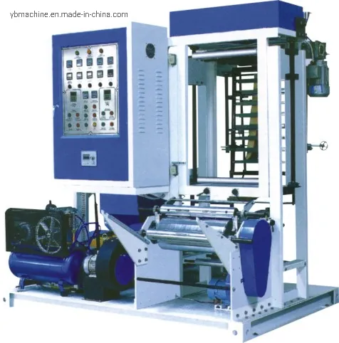 Mini Model Biodegradable High Speed Rotary Die Head HDPE LDPE LLDPE PE Film Blowing Machine with Plastic Film Extruder Machine