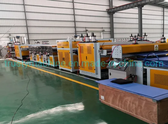 PC PP PE Plastic Hollow Plate Grid Construction Board/Sheet Extrusion Machine/Board Sheet Production Line