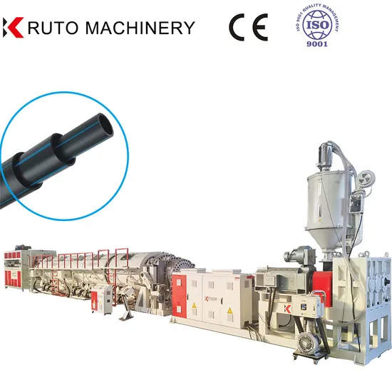 High Speed HDPE PP PVC PPR Water Supply Pipe Gas Supply Pipe Making Extrusion Production Line Plastic Tube Extrusion Line Plastic Pipe Making Machinery