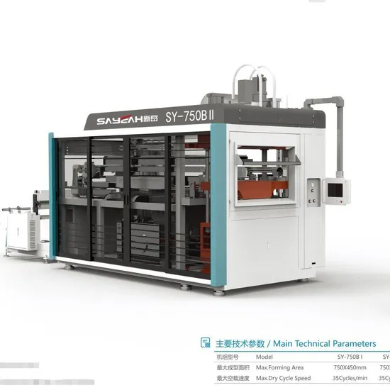 Plastic Cup Machine Plastic PP Pet Cup Lid Positive Pressure Thermoforming Machine