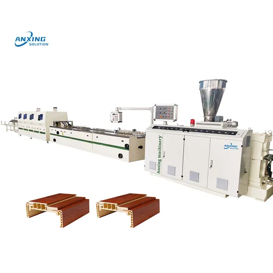 WPC Door Frame Profile Extrusion Machine Production Line for WPC Profile Making Machine