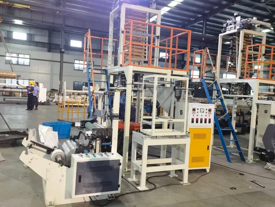 Plastic Film Blowing Extrusion Machine with Triangle Device