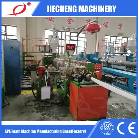 EPE Foam Fruit Net Machine Jc-65mm Machine Extruder Manufacturer Expandable Polyethylene