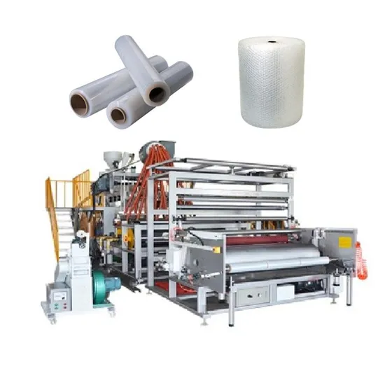 PVC Cling Stretch Cast Film Extrusion Machine PE Stretch Production Line
