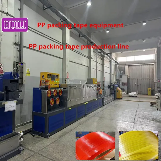 Single Screw High Speed PP Strapping Equipment for PLC Control System