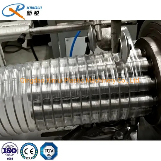 TPU PU PVC Steel Wire Reinforced Air Duct Hose Production Line Extrusion Machine