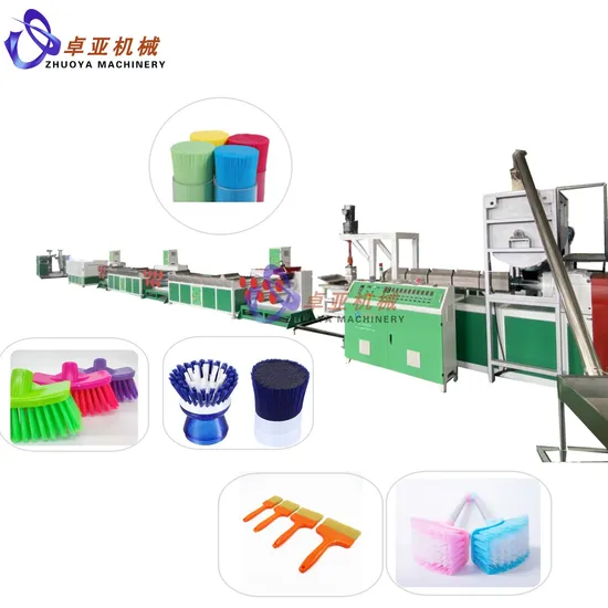 Plastic Pet/PP/PE/PA Monofilament Extruder for Brush Fibers/Hairs/Brisltes/Roots