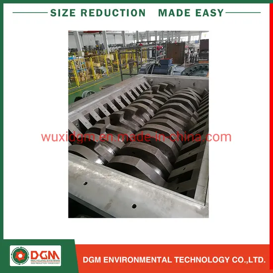 Dual Shaft Tyre Tire Recycling Machine Plastic Recycling Shredder