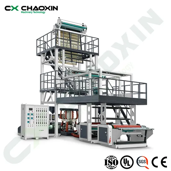 Price ABC 3 Layer HDPE LDPE LLDPE Plastic Agricultural Blown Film Blowing Blown Line Making Polyethylene Biodegradable Greenhouse Extruder Co Extrusion Machine