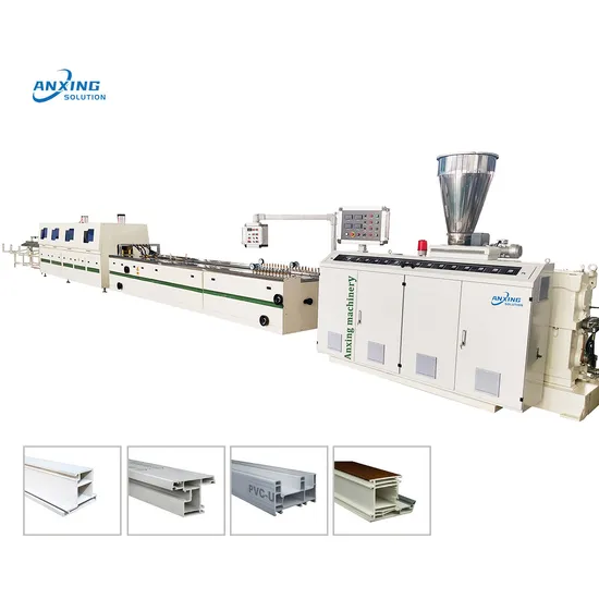 Plastic Machine PVC Door and Window Frame Profiles Making Machine Production Line Including Extruder Machine