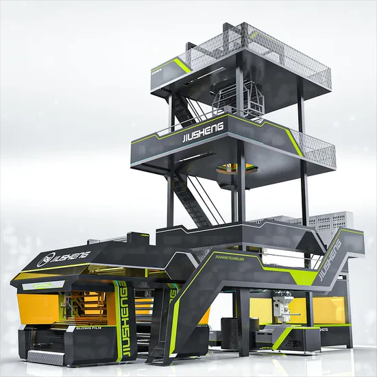 Seven-Layer Plastic Machinery PE Film Blowing Extruder Machine for 1800mm