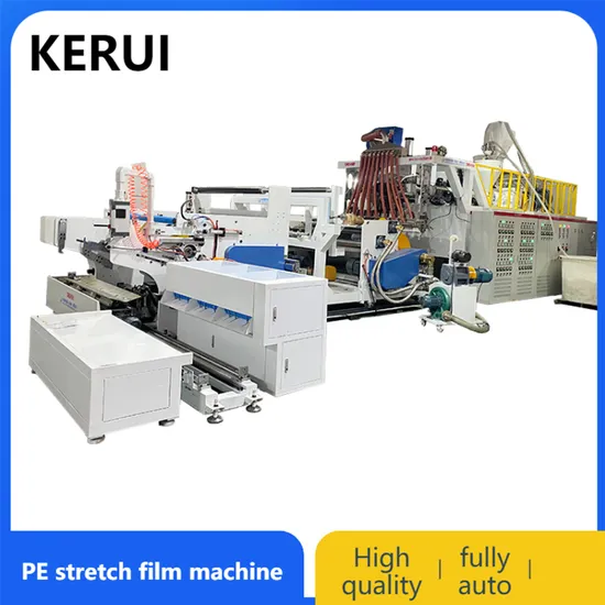 1500 mm PE Stretch Film Making Machine Plastic Stretch Film Machine Price High Speed Automatic Pallet Wrap Stretch Film Making Machine