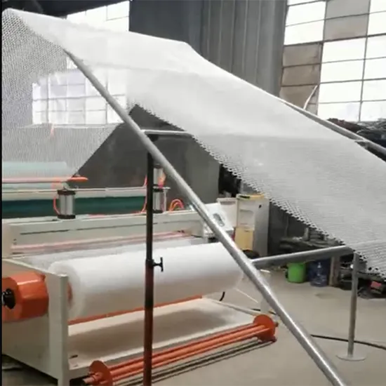 Diamond Shape Net Making Machine Sand Prevention Mesh Plastic Geonet Production Line