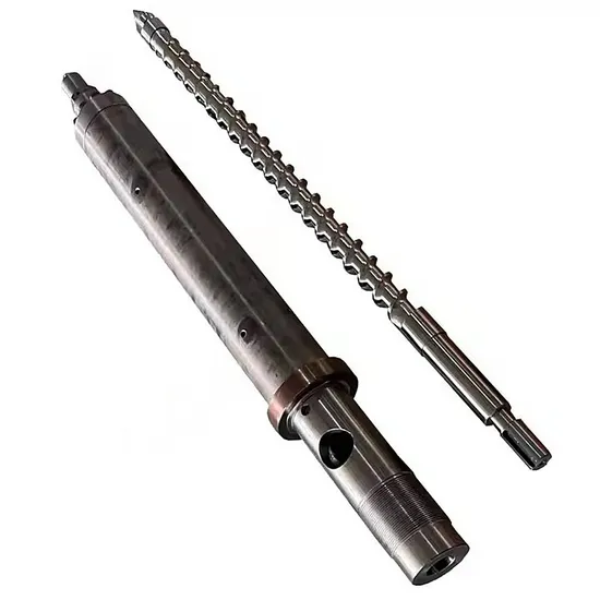 High Shot Bimetallic Plastic Process Alloy Layer Screw and Barrel for Injection Molding Mixed Glass Fiber