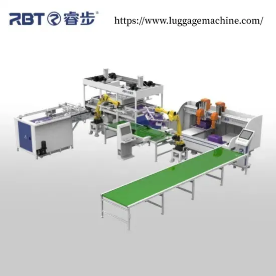 Automatic Vacuum Forming Machine with Robotic Loading for ABS/PP Luggage
