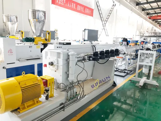 High Speed Automatic Plastic HDPE PE PPR Water Cable Pipes Extruder Extrusion Making Machine
