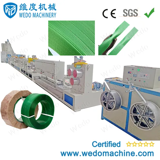 Pet Band Production Machine for Making Pet PP Flakes to Pet Strap Belt Tape Rope