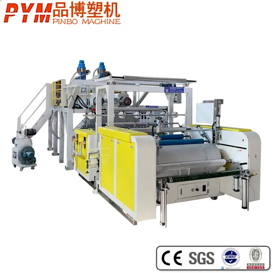 Double Layer Cast Stretch Film PE Cling Film Machine Extruder Plant Factory Price