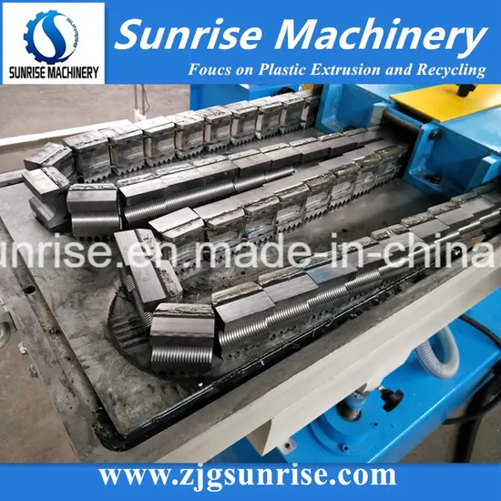 Plastic HDPE PE PP PVC Single Wall Double Wall Corrugated Dwc Sewer Water Drainage Pipe Hose Tube Extrusion Production Making Manufacturing Machine