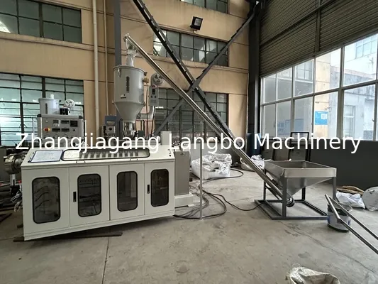Reliable Outdoor Floor WPC Profile Extrusion Line Energy Saving Motors Precise Temperature Control System