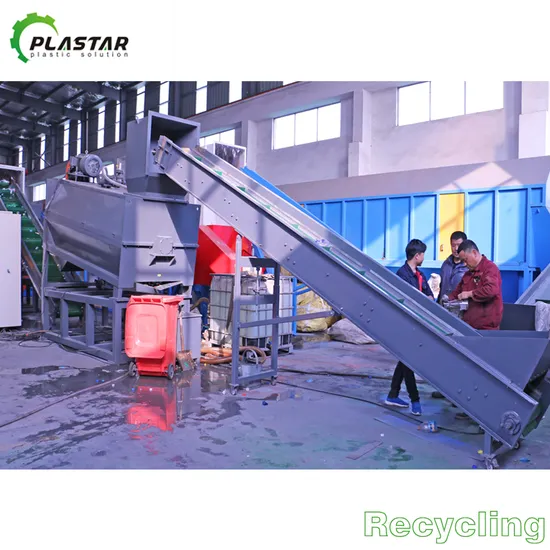 Automatic PP PE Bags Washing Recycling Washing Production Line