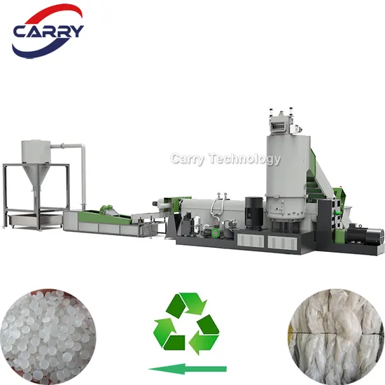 Waste PP PE Pellets Making Plant Plastic HDPE LDPE Scrap Recycling Pelletizing Production Line ABS Pelletizer PET Granulating Granulator PVC PC Granules Machine