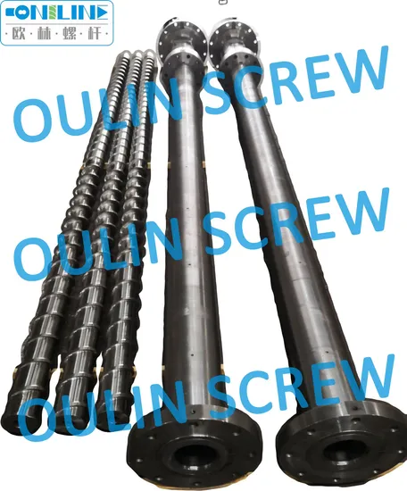 180mm Bimetallic Screw and Barrel for Agricultural Film Recycling Extrusion