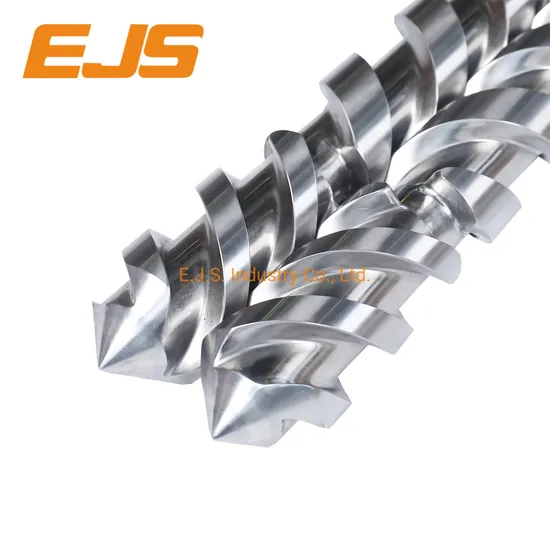 Parallel Twin Screw Barrel Bimetallic or Nitrided for Twin-Screw Extruder Machine Plastic Machine