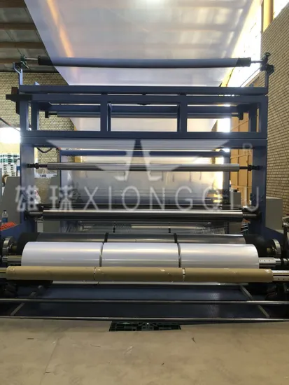 2019 Xiongqiu 2400mm ABC 3 Layers LDPE /HDPE Film Blowing Machine with Rotary Die Head and Back to Back Automatic Winders
