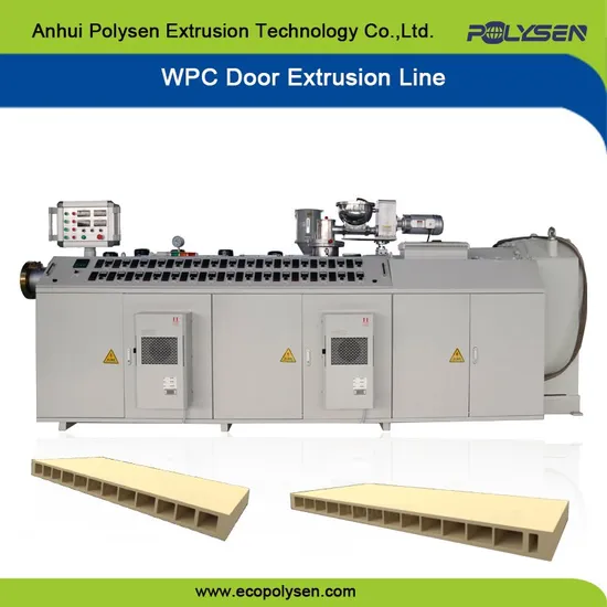 Panel Door Sheet Machine Making Extruder Production WPC Foam Door Panel Extrusion Line