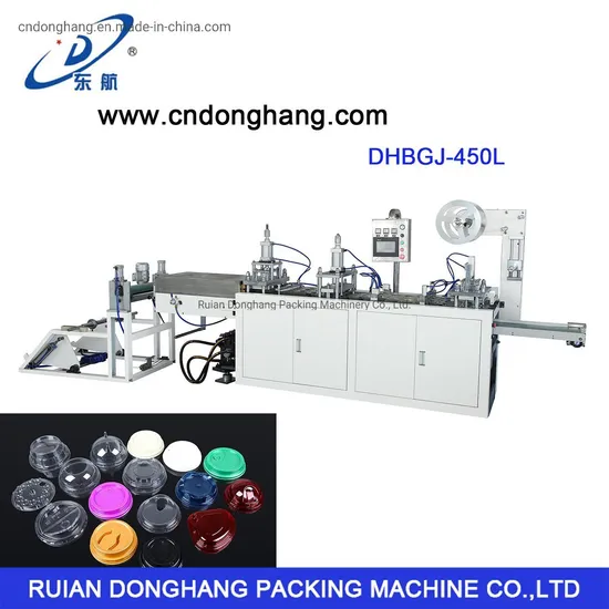 Donghang Automatic Plastic Lid Cover Forming Machine (DHBGJ-450L)