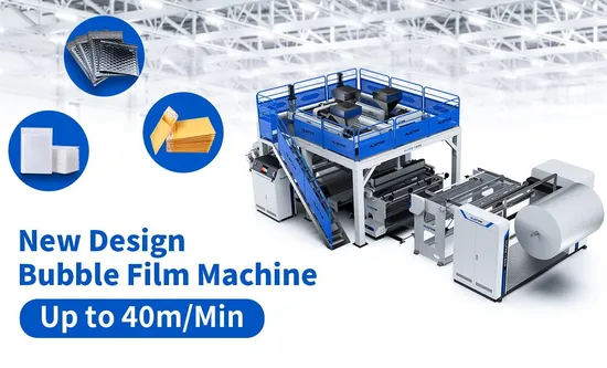 Fully Automatic High Speed 2 Layers 1600mm Bubble Film Making Machine