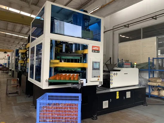 One Step Wide Neck Pet PC PS Jars Cans Plastic Injection Stretch Blow Moulding Machine Isbm Food Container Cosmetic Bottle Jar Making Blowing Molding Machine