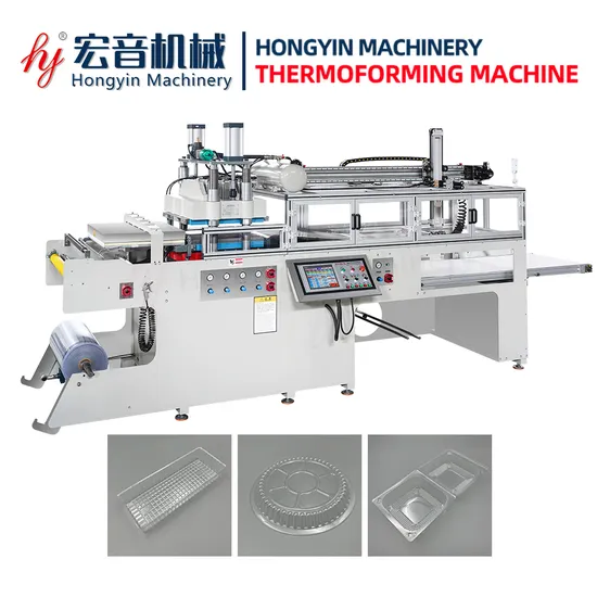 Full-Auto BOPS/Pet/PS/PVC Clamshell Box Contact Heating Plastic Thermoforming Machine