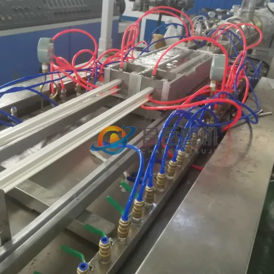 UPVC Plastic Extruder / Plastic Machine / High Speed PVC Cable Duct Extrusion Line PVC Cable Trunking Machine