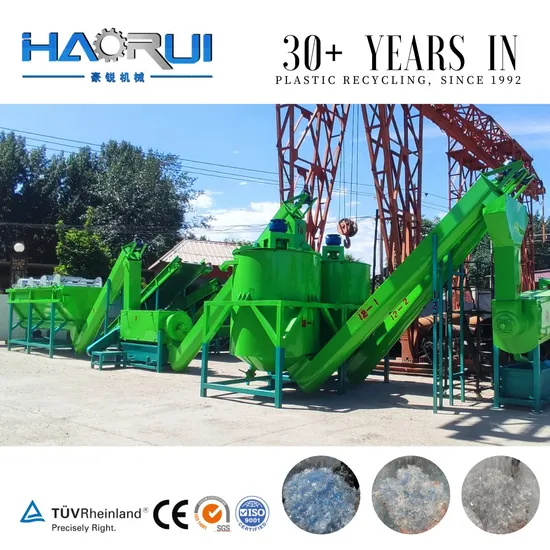Pet PP PE HDPE LDPE ABS Waste Palstic Crushing Recycling Washing Machine
