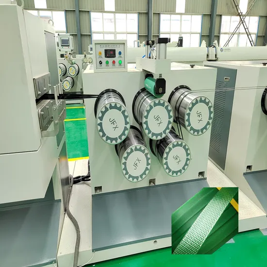 150-200kg/H Pet Two Outputs Automatic Strap Making Extruder Machine