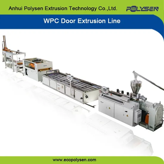 Plastic WPC PVC Door Panel Extrusion Making Machine PVC Profile Extruder Production Line