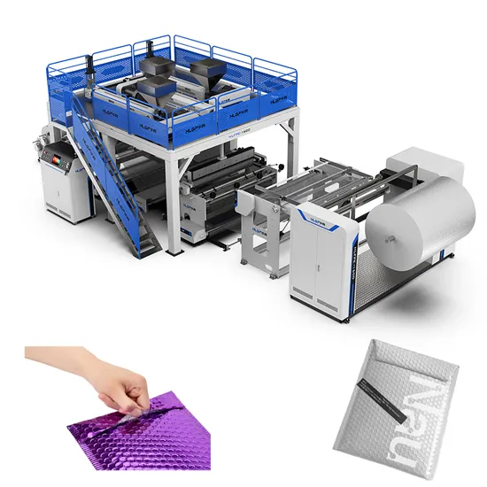 High-Speed and 5-7 Layers Composite Air Bubble Film Making Machine Hlfpe-1600