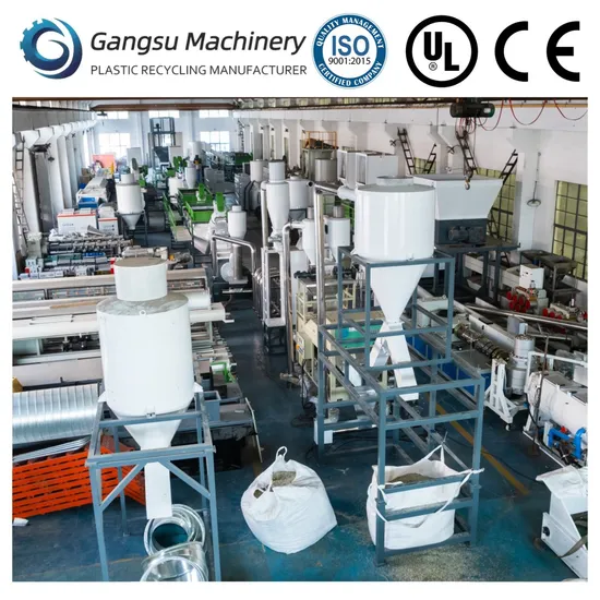 Bottle Grade Waste Pet Plastic Drinking Water Bottle Coca Bottle Crushing Hot Washing Recycling Machine Line with CE Certification