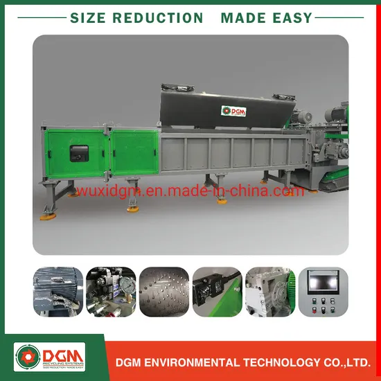 Industrial Heavy Duty Large Diameter Plastic Corrugated Pipe Recycling Machinery Crushing Shredder